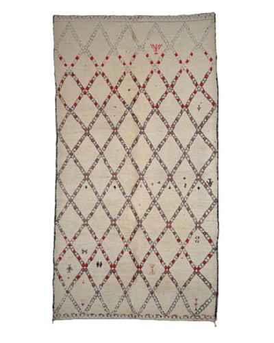 Hotel Marrakeche One of a Kind Hand Knotted Moroccan Rug, Natural, 6' x 11'