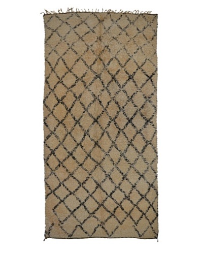 Hotel Marrakeche One of a Kind Hand Knotted Moroccan Rug, Natural, 6' x 13'