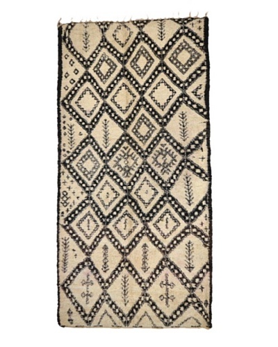 Hotel Marrakeche One of a Kind Hand Knotted Moroccan Rug, Natural, 6' x 12' 8