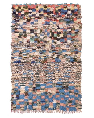 Hotel Marrakeche One of a Kind Hand Knotted Moroccan Rug, Multi, 4'2x 6'7