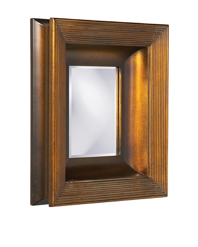 Howard Elliott Collection Hannover Rectangular Mirror, Deep Copper