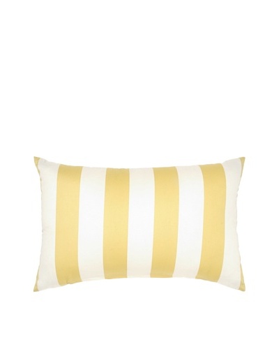 Image by Charlie Kenya Decorative Pillow, Spectra Yellow/Off-White, 12 x 20