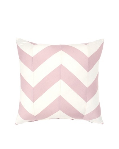 Image By Charlie Taupe Decorative Pillow, Peachskin/Off-White, 17 x 17