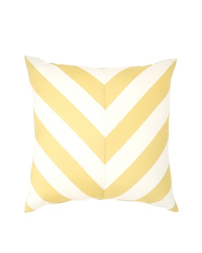 Image by Charlie Kenya Decorative Pillow, Spectra Yellow/Off-White, 20 x 20