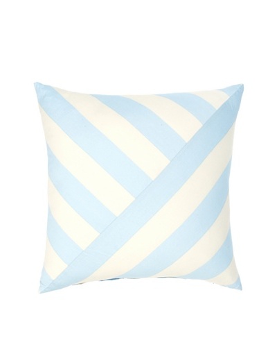 Image By Charlie Azure Decorative Pillow, Aqua/Off-White, 20 x 20