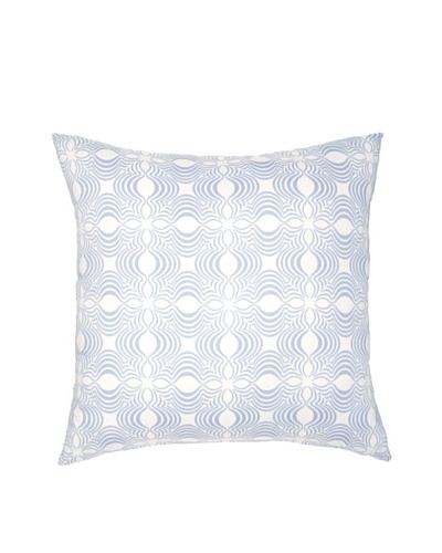 Image by Charlie Dynasty Decorative Pillow, Dream Blue/Off-White, 20 x 20
