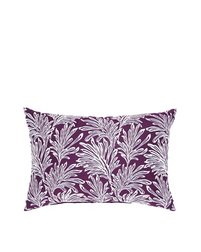 Image By Charlie Summertime Decorative Pillow, Purple/White, 12 x 20