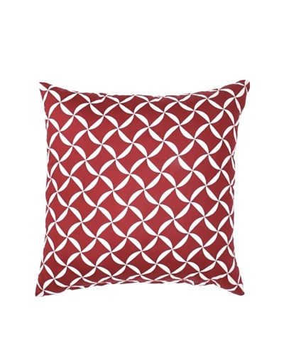 Image by Charlie Taylor Decorative Pillow, Cherry Red/White, 20 x 20