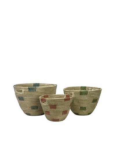 Set of 3 Dunn Sea Grass Catch-All Baskets