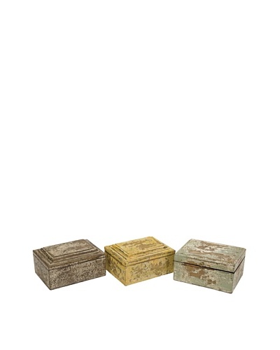 Set of 3 Kanan Wood Boxes