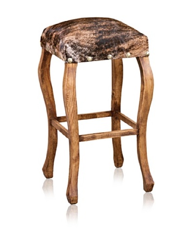 Horizon Furniture Woodbase Cowhide Barstool