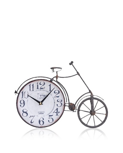 Industrial Chic Vintage-Style Bicycle Clock