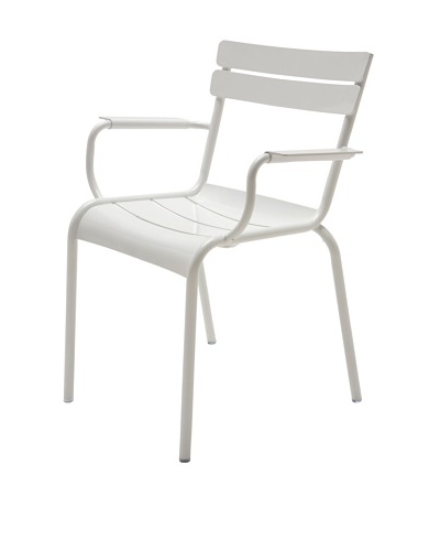 Industrial Chic Marcel Arm Chair, White