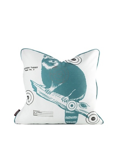 Inhabit Coon Bullseye Pillow, Cornflower BlueAs You See