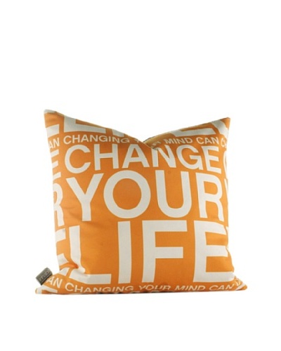 Inhabit Change Your Life Pillow, SunshineAs You See