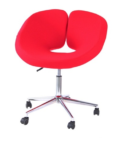 International Design USA Pluto Adjustable Leisure Chair, Red