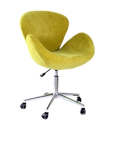 International Design USA Swan Adjustable Leisure Chair, Lime Green