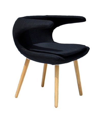 International Design USA Clipper Chair, Black
