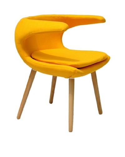 International Design USA Clipper Chair, Yellow