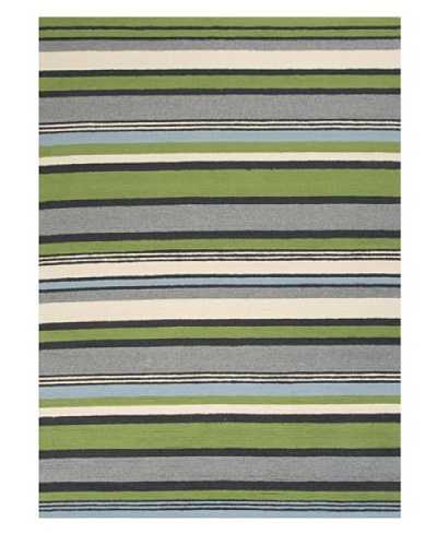 Jaipur Rugs Stripe Indoor/Outdoor Rug [Green/Blue]