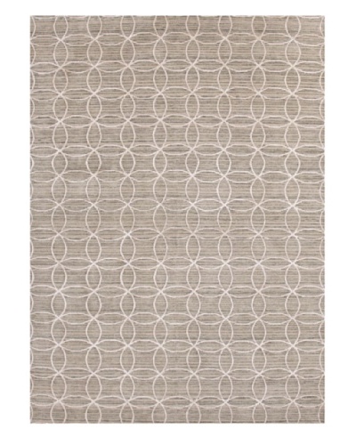 Jaipur Rugs Hand-Knotted Geometric Rug, Taupe/Ivory, 3' 6 x 5' 6