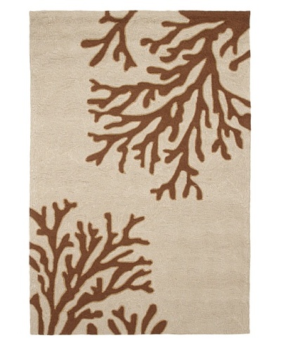 Jaipur Rugs Hand-Hooked Bough Out Rug [Beige/Brown]