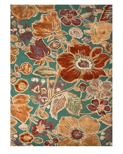 Jaipur Rugs Hand-Tufted Floral Rug, Green/Yellow, 2' x 3'