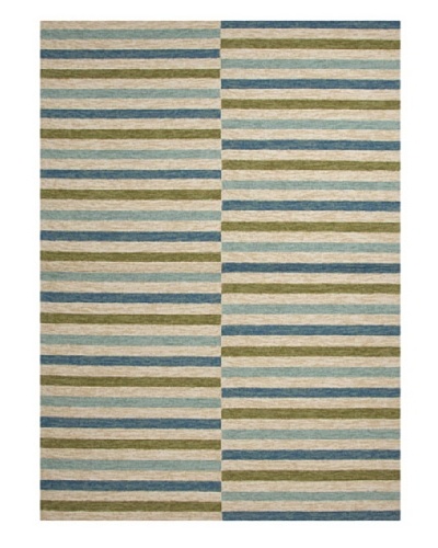 Jaipur Rugs Stripe Pattern Blue Indoor/Outdoor Rug [Blue]