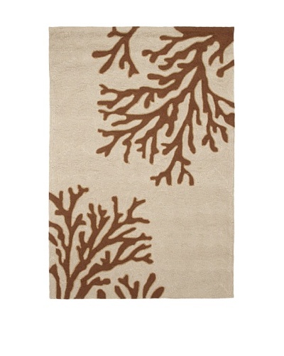 Jaipur Rugs Inc. Hand-Hooked Bough Out Rug [Beige/Brown]