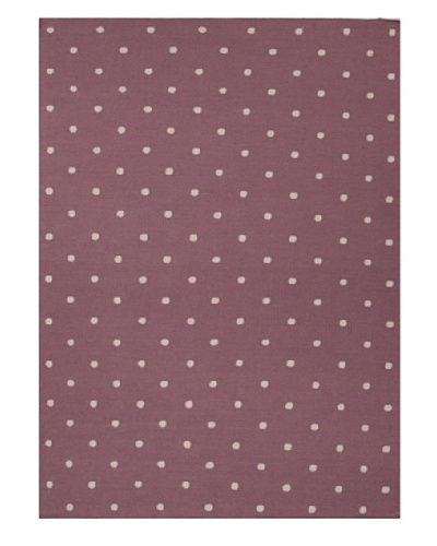 Jaipur Rugs, Inc. Flat Weave Geometric Pattern Pink/Purple Wool Handmade ( 3.6x5.6 ) [Pink/Purple]