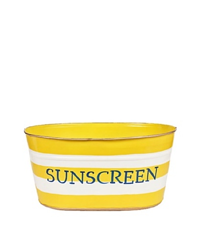 Jayes Horizontal Stripe Yellow Sunscreen Tub