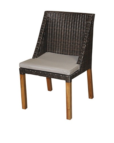 Jeffan Outdoor Swooped Dining Chair, Grey