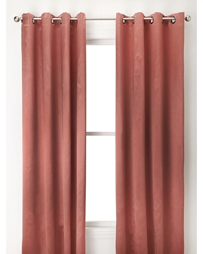 Jennifer Taylor Home Collection Set of 2 Diane Curtain Panels, Rustic Brown