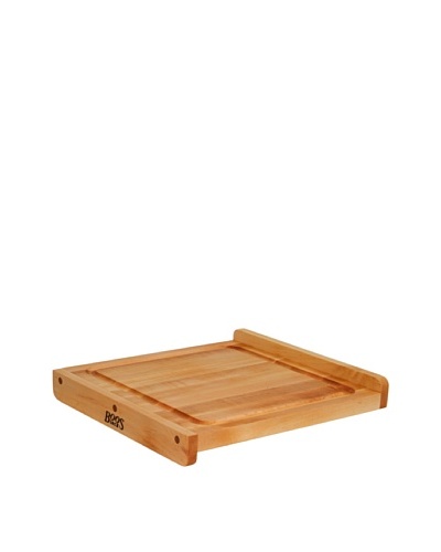 John Boos Reversible Maple Cutting Board with Gravy Groove, 23.75 x 17.25 x 1.25
