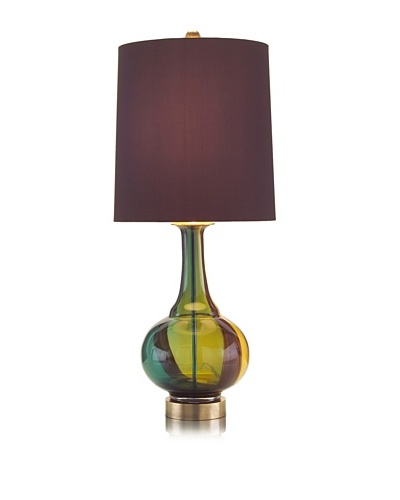 John-Richard Collection Autumn Tri-color Glass Lamp