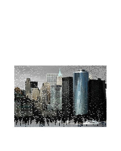 Jordan Carlyle Speckled City on Canvas