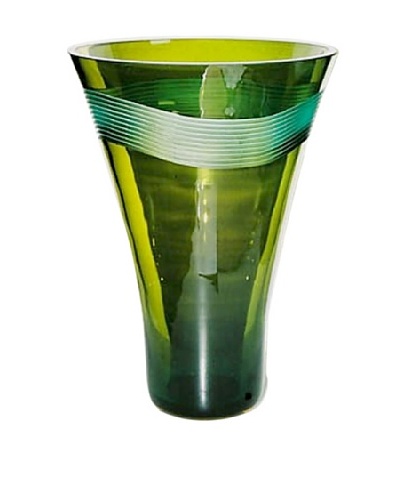 Jozefina Art Glass Brisa Vase, GreenAs You See