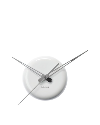 Karlsson Ceramic Dot Wall Clock, White