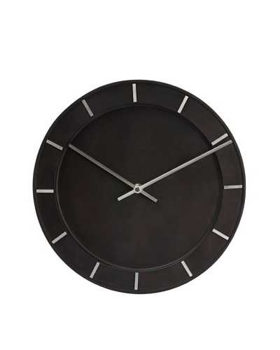 Karlsson Pure Wood Wall Clock, Black
