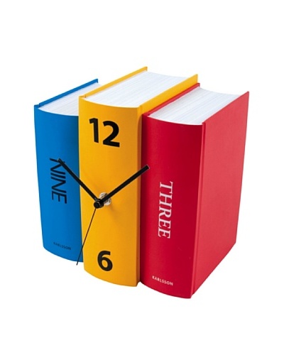 Karlsson Book Table Clock