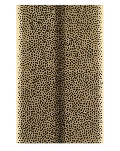 Kas Cheetah Print Rug, Beige, 5' x 8'