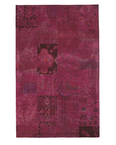 Kavi Handwoven Rugs Palermo Dip-Dyed Rug, Pink, 5' x 8'