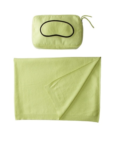 Sofia Cashmere Romagna Jersey Knit Travel Set, Apple Green