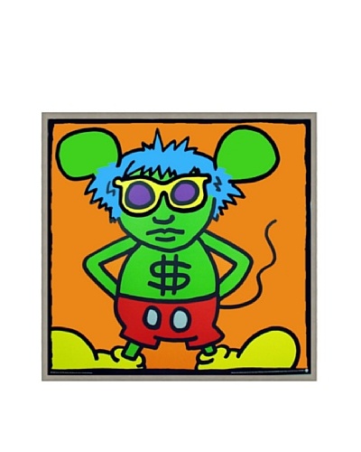 Keith Haring Andy Mouse, $ Sign