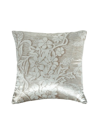 Kevin O'Brien Studio Hand-Printed Woodcut Blossom Pillow