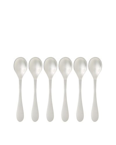 Knork Flatware Set of 6 Duo Demitasse Spoons