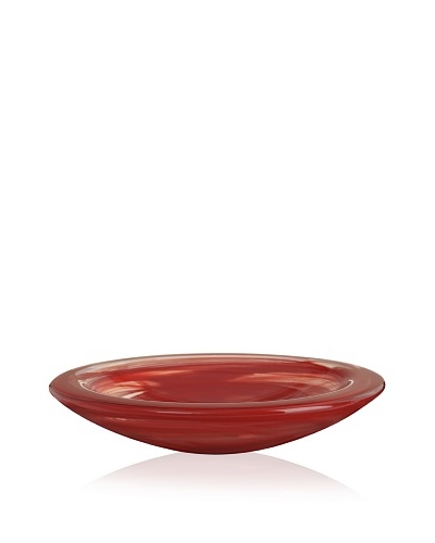 Kosta Boda Atoll Dish [Red]