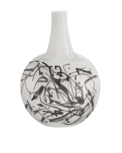 Kosta Boda Scribble Vase [White]