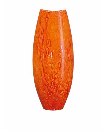 Kosta Boda Dino Vase, Orange