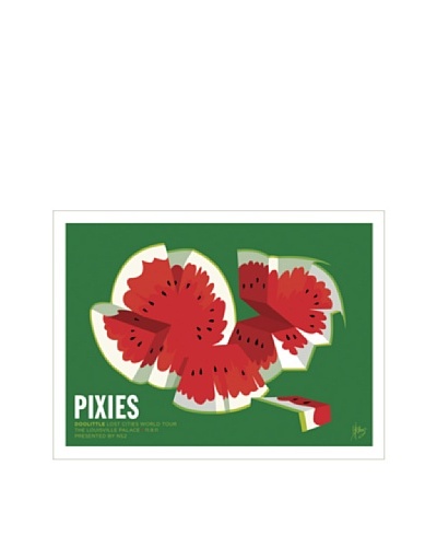 La La Land Pixies at The Louisville Palace 2011 Fluorescent Lithographed Concert Poster